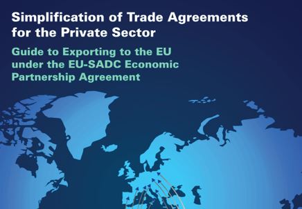 Guide to exporting to the EU under the EU-SADC Economic Partnership Agreement