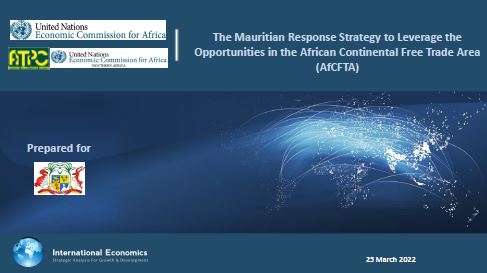 The Mauritian Response Strategy to Leverage the Opportunities in AfCFTA – Workshop